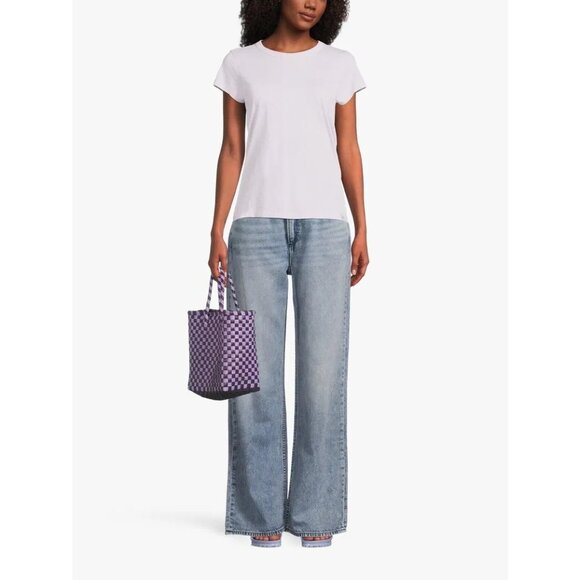 rag & bone Tops - NWT Rag and Bone The Slub Tee Classic Crew Neck Lilac Purple LARGE Cotton